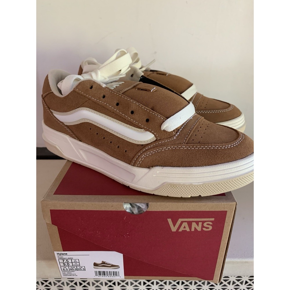 VANS‎ Hylane Men's 7.5 Women's 9.0 Brown VN000D1JBRO New In Box Sneakers